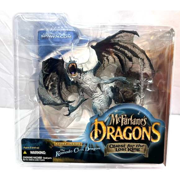 McFarlane's DRAGONS Quest For The Lost King THE KOMODO CLAN DRAGON - NIB - Picture 1 of 8